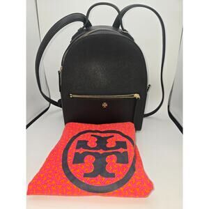 Tory Burch Saffiano Leather Backpack w/Gold Tone Hardware EUC MSRP=$395